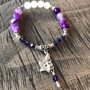 Gorgeous purple Swarovski Crystal Bracelet